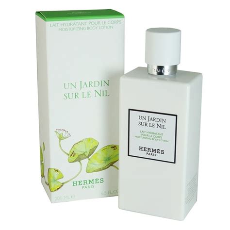 hermes paris un jardin sur le nil perfumed body lotion|hermes jardin perfume set.